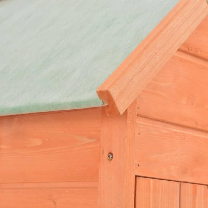 VidaXL Abri de jardin 71 x 60 x 213 cm Bois
