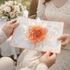 Elegant 3D Flower Greeting Card Romantic Romantic Wedding Card  For Wife Mother Sister
