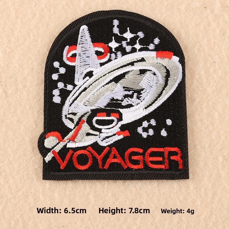 Embroidery Label, Clothing Accessories, Hat Badge, Aviation Astronaut Badge, Cloth Label, Patch Sticker, Embroidery Cloth Sticker