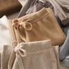 Rechte Pijp Kasjmier Wol Vallende Broek - Dames Gebreide Wijde Pijp Herfst/Winter Kleding