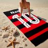 Custom Name Ultra-Soft Beach Towel with 10 Theme,Ideal for Pool - Camping, Diving - Perfect Travel Essential, Vibrant Beach Towel.