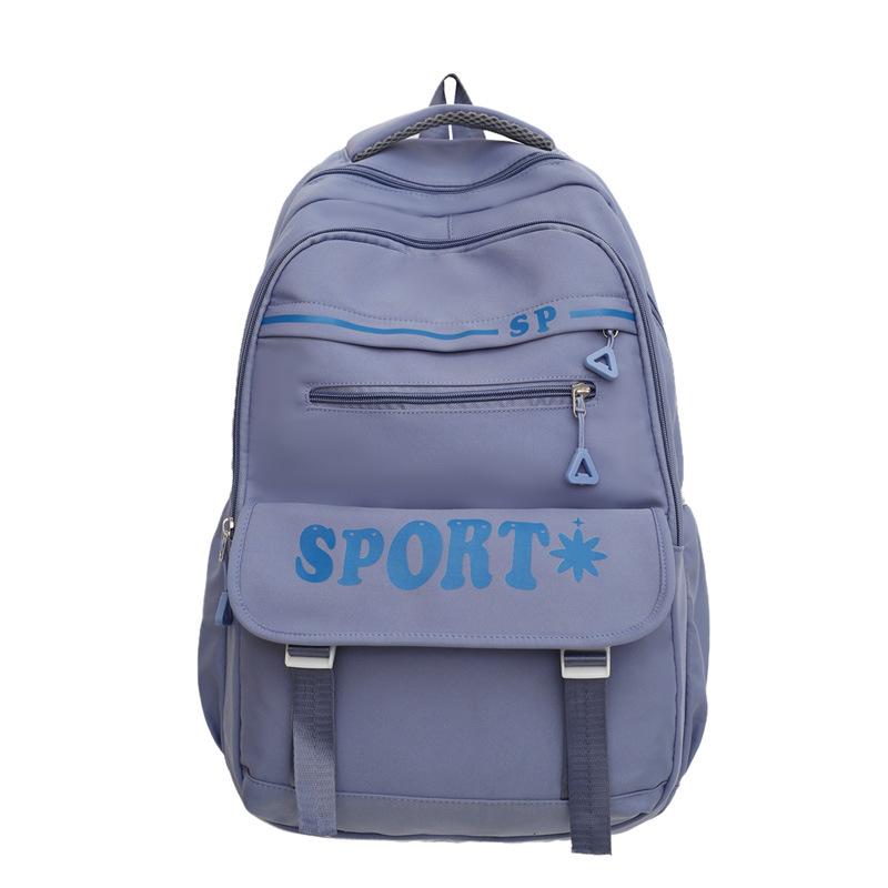 Schoolbag Backpack Premium Student School Bag Casual Versatile School Bag Korean Edition Large Capacity College Style Computer Bag Travel Bag