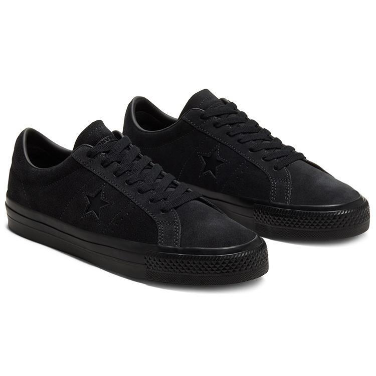 Converse One Star Pro Low 'Triple Black' Men's 166839C