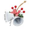 Classic Christmas Bell Metal Bell Ornament Tree Hanging Pendant Xmas Ambiance Decor Home Festival Party Supplies