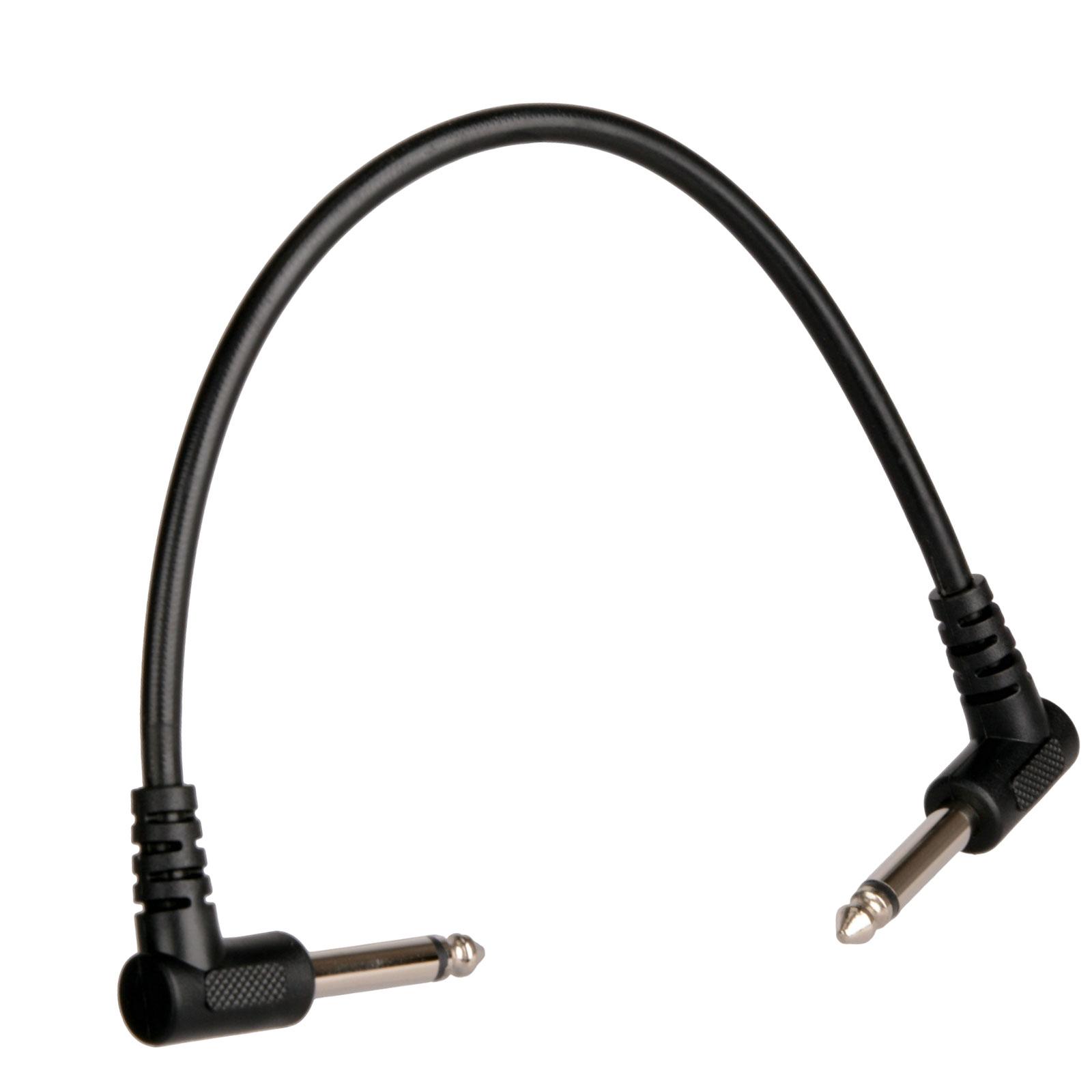 Guitar Patch Cable Connecting Wire 1/4 Right Angle Electric Guitar Effect Pedal Cables for Speaker Systems Effect Pedal Board