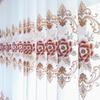 Sheer Curtains Embroidered Window Voile Drapes for Living Room Grommet Top Solid Lightweight for Bedroom Home Decor