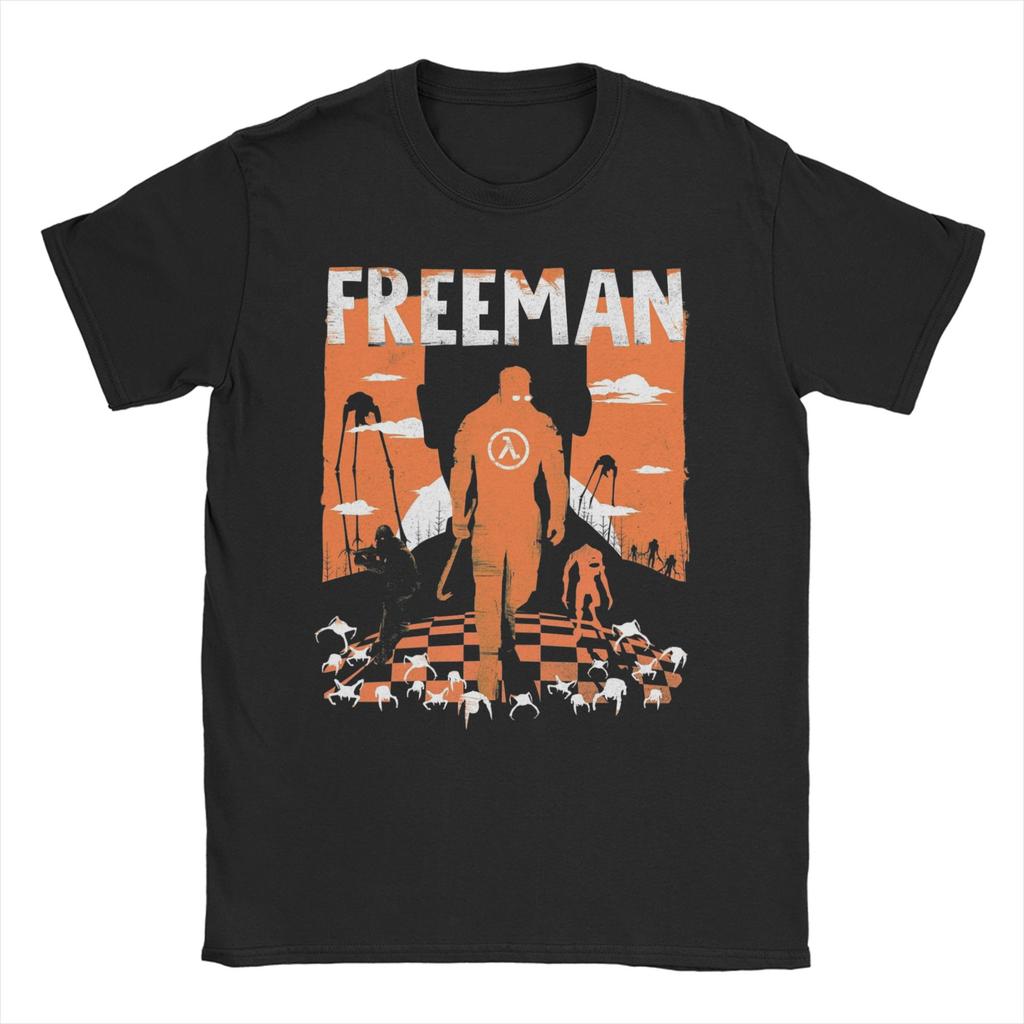 Half life 3 T-Shirts Unisex Damen 100% Baumwolle Freizeit-T-Shirts Rundhals-T-Shirts Kurzarm Kleidung Geburtstagsgeschenk