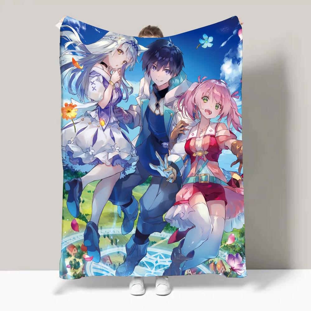 Scooped Up by an S-Rank Adventurer! Blanket Soft and Skin Friendly For Couch Bed Napping Bedspread All Seasons Comforter 75X95CM
