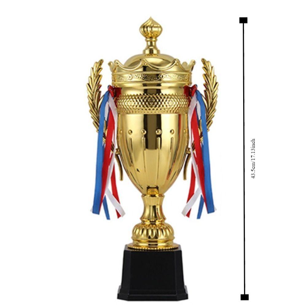Plastic Model Gold Trophy Awards Sports Games Winner Award Trophy Toy  for Team Sport Competition