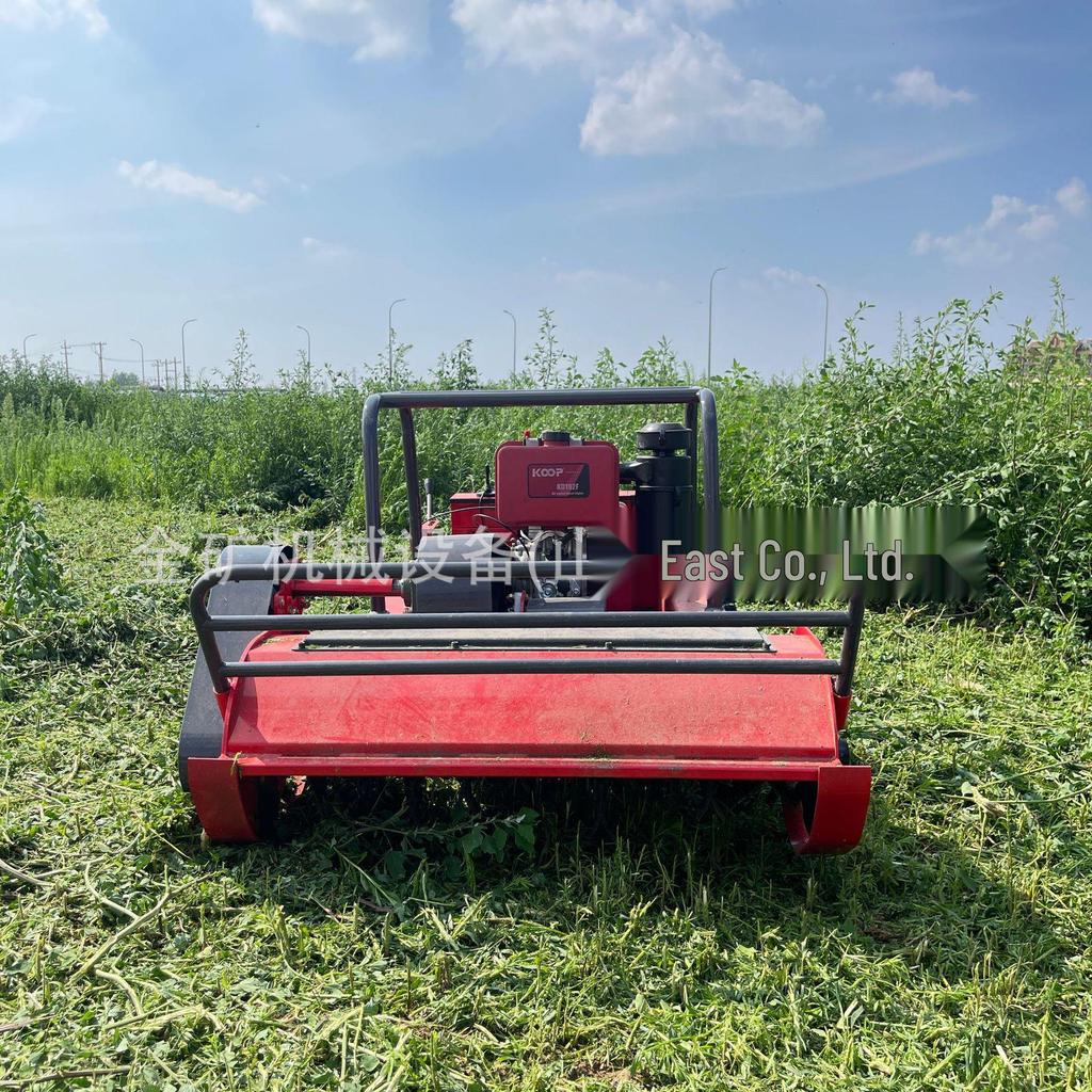 Remote Control Self-Propelled Lawn Mower for USA - HT100 Greenhouse Weeding & Mountain Land Clearing Mower