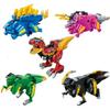 Keeppley Zyuden Sentai Series Building Blocks 3 In 1 Mecha Dragon God Dinosaur Model Educational Toy Splicing Ornaments Gift