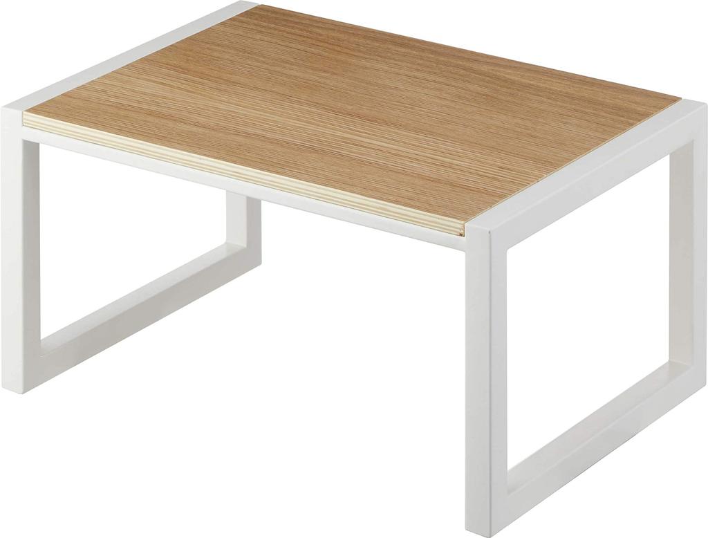 Yamazaki Step W40 x D28 x Tower Step Suitable for Children and Model 5158 Stool, White, Approx. H20cm, Stool, Adults,