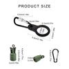 6Pcs Portable Squid Jig Hook Cover with Carabiner Squid Jig Baits Protector Squid Jig Fishing Tackle Easy to Use