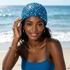 Women Breathable Solid Color Hollow Out Knitted Beanie Cap