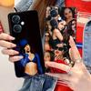 Modische Becky G Mattes TPU Handyhülle für OPPO Reno 14 13 12 11 10 9 8 7 6 5 F T Pro 5G Bunte Druckabdeckung
