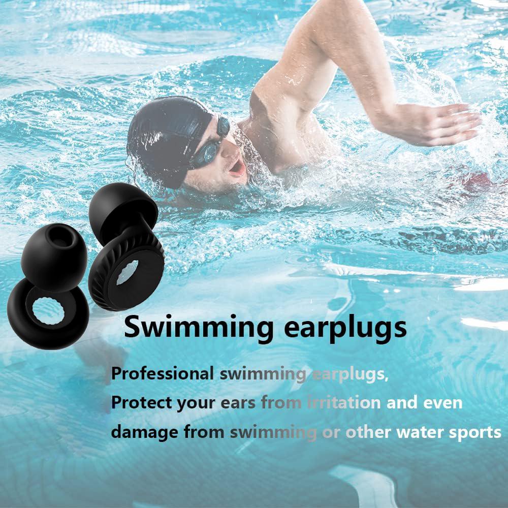 Silicone Soundproof Earplugs Noise Reduction Earplugs,Suitable for Sleep Snoring Sensitive People with Noise Gift Earplug line