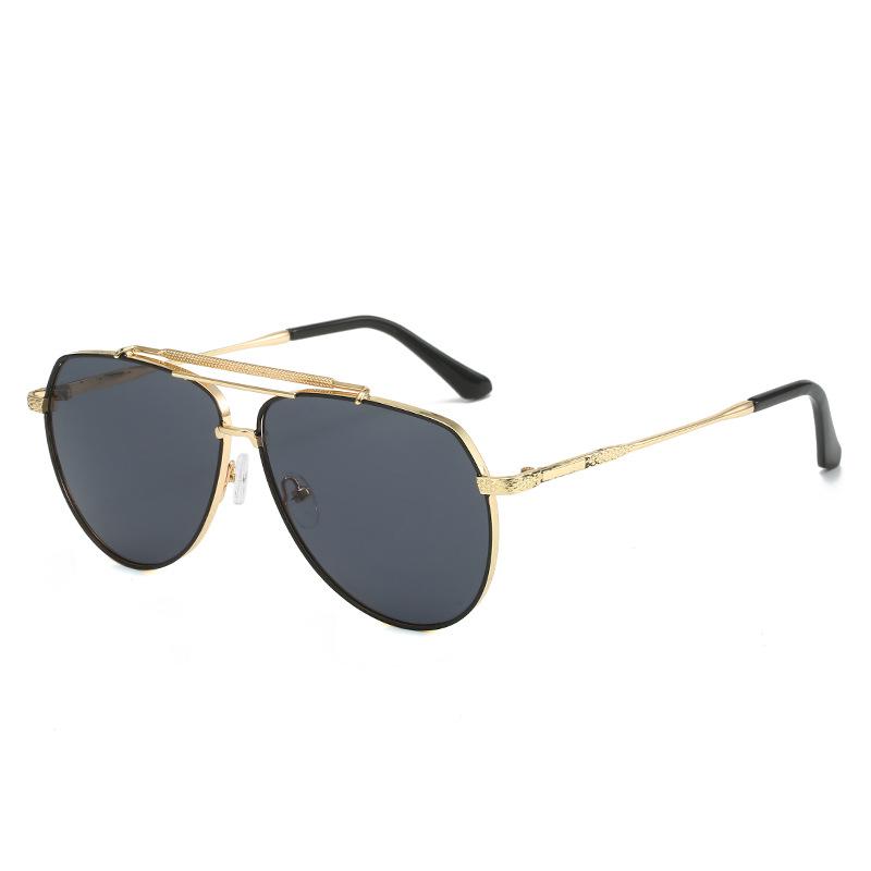 JYL Sunglasses Ladies Cross Border Uv Protection Oversized Double Bridge 3581 A-16926 темно-красного