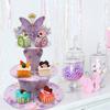 Purple Butterfly Cake Stand Butterfly Theme Birthday Party Decoration Kids Girl Baby Shower Wedding Party Supplies Cake Decor