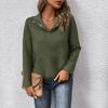 European Trendy Long-Sleeved Textured Hoodie - Women's Casual Autumn Wear