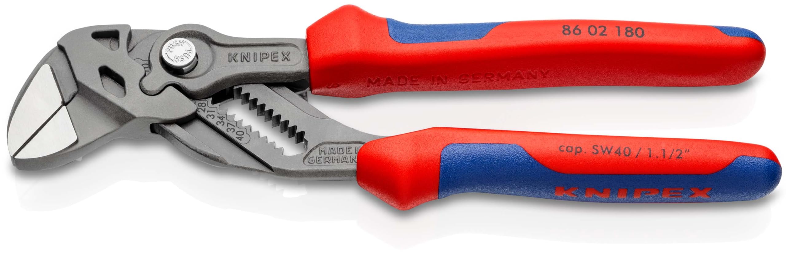 KNIPEX Pliers Comfort Wrench, Handle, 180mm, 8602-180 чёрный