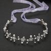 DIEZI Elegant Women Hair Accessories Bridal Headband Crystal Pearl Hairband Head Ornament Ladies New Hair Jewelry For Wedding