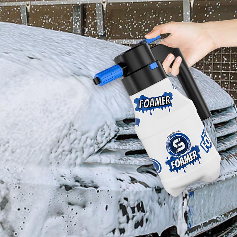 Electric Foam Sprayer 1.5L Car Wash Foam Cannon Pump Sprayer Electric Auto Foam Generator Handheld Vehicle Washing Sprayer