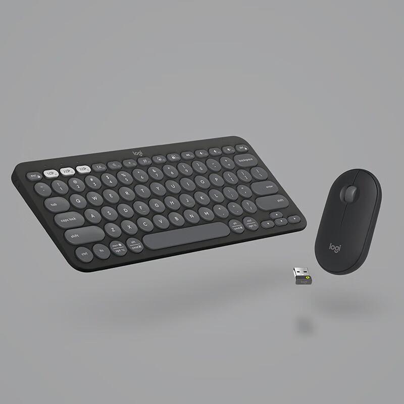 Logitech Pebble Wireless Bluetooth Keyboard K380 & Mouse Combo