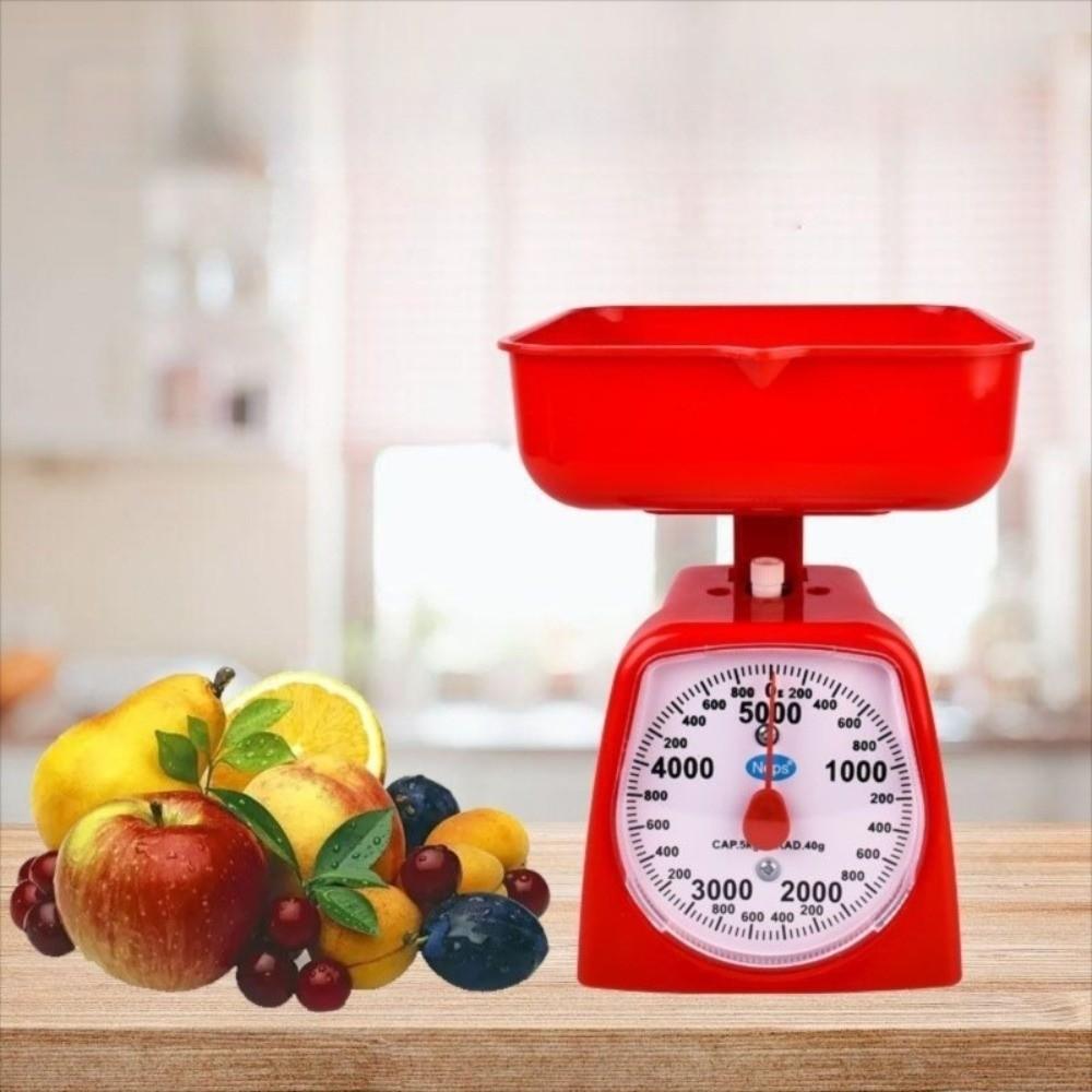 New 1KG 2KG 3KG 5KG Mini Kitchen Scale Plastic Educational Teaching Disc Scale with Pan Food Weighing Scale Balance Precision