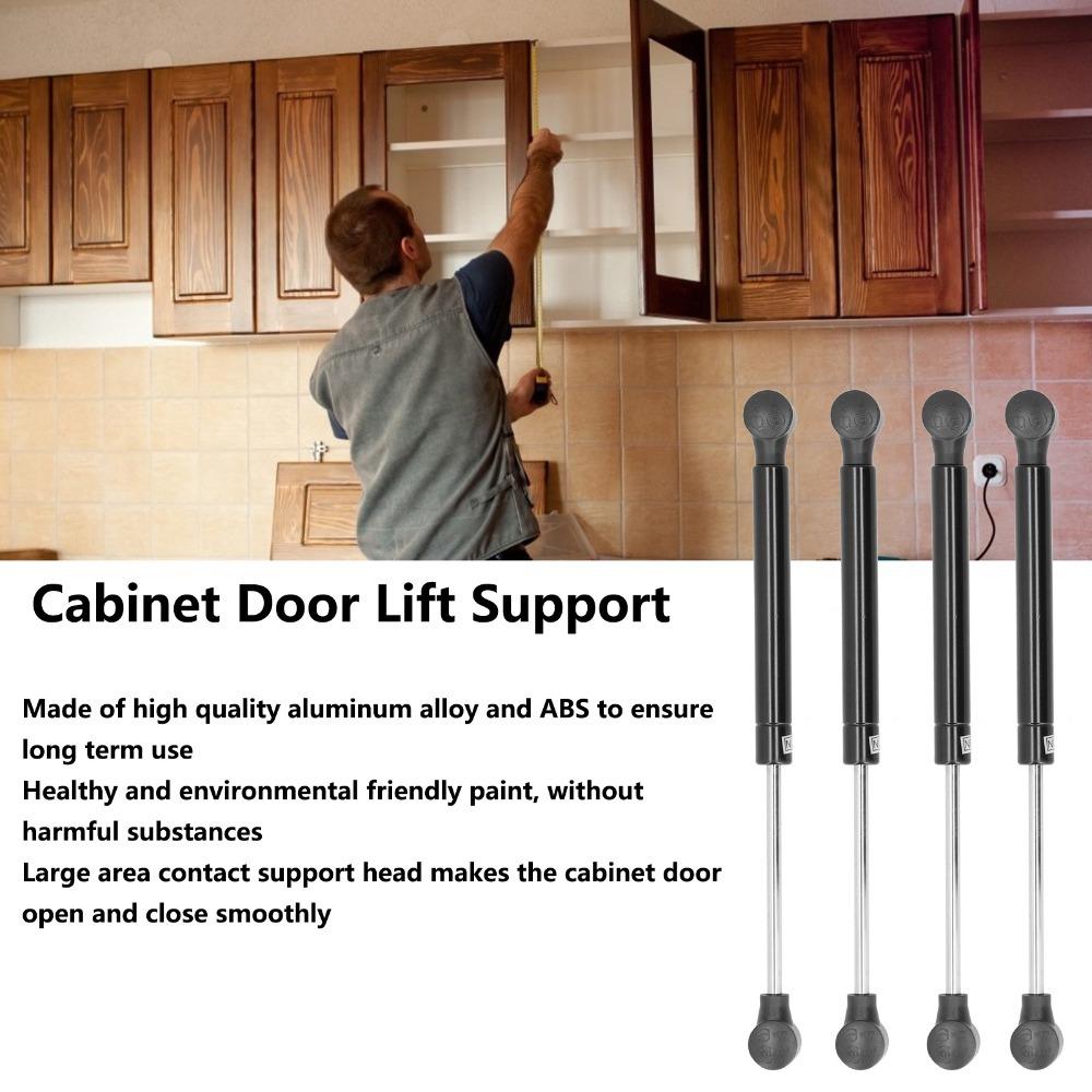 4pcs 80N Cabinet Door Lift Support Adjustable Lift Support Set Gas Strut Support Rod Storage Box