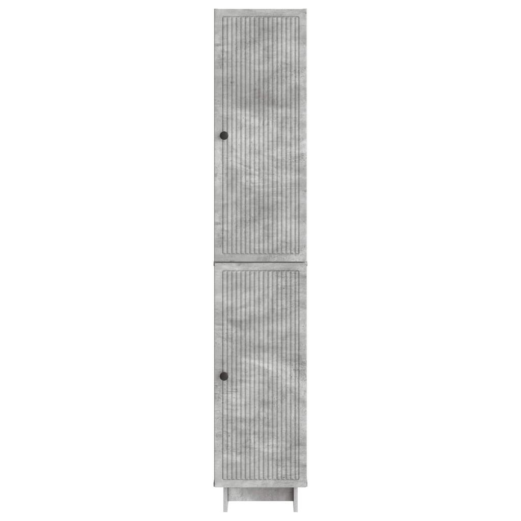 Cabinet Set 2 pcs Concrete Grey 34.5 x 33 x 90 cm Particleboard