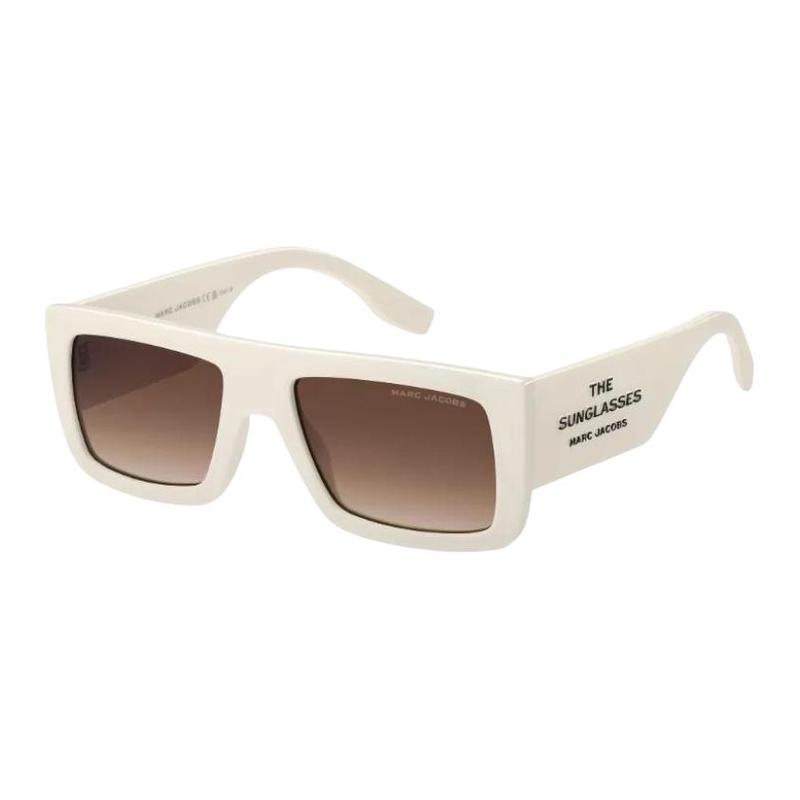 Marc Jacobs Curved temple tips acetate square sunglasses men s beige MARC775SIVORY бежевый