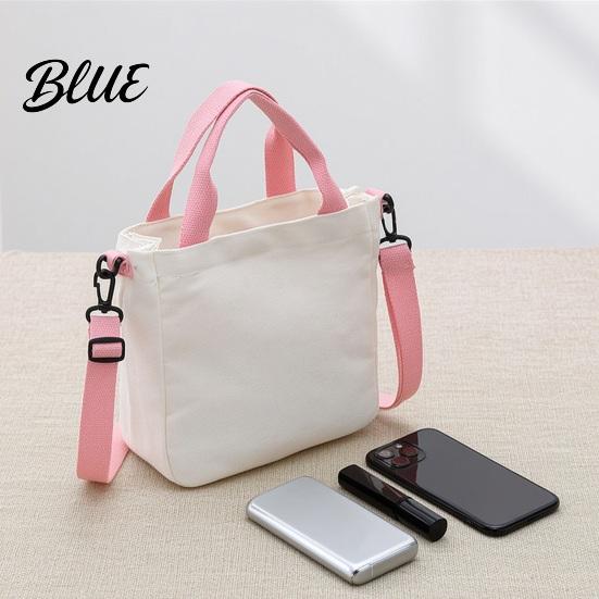 Small Shoulder Purse Canvas Crossbody Bag Lightweight Handbag with Adjustable Strap Stylish Shopping Bag Travel Women for Daily Commute Strap