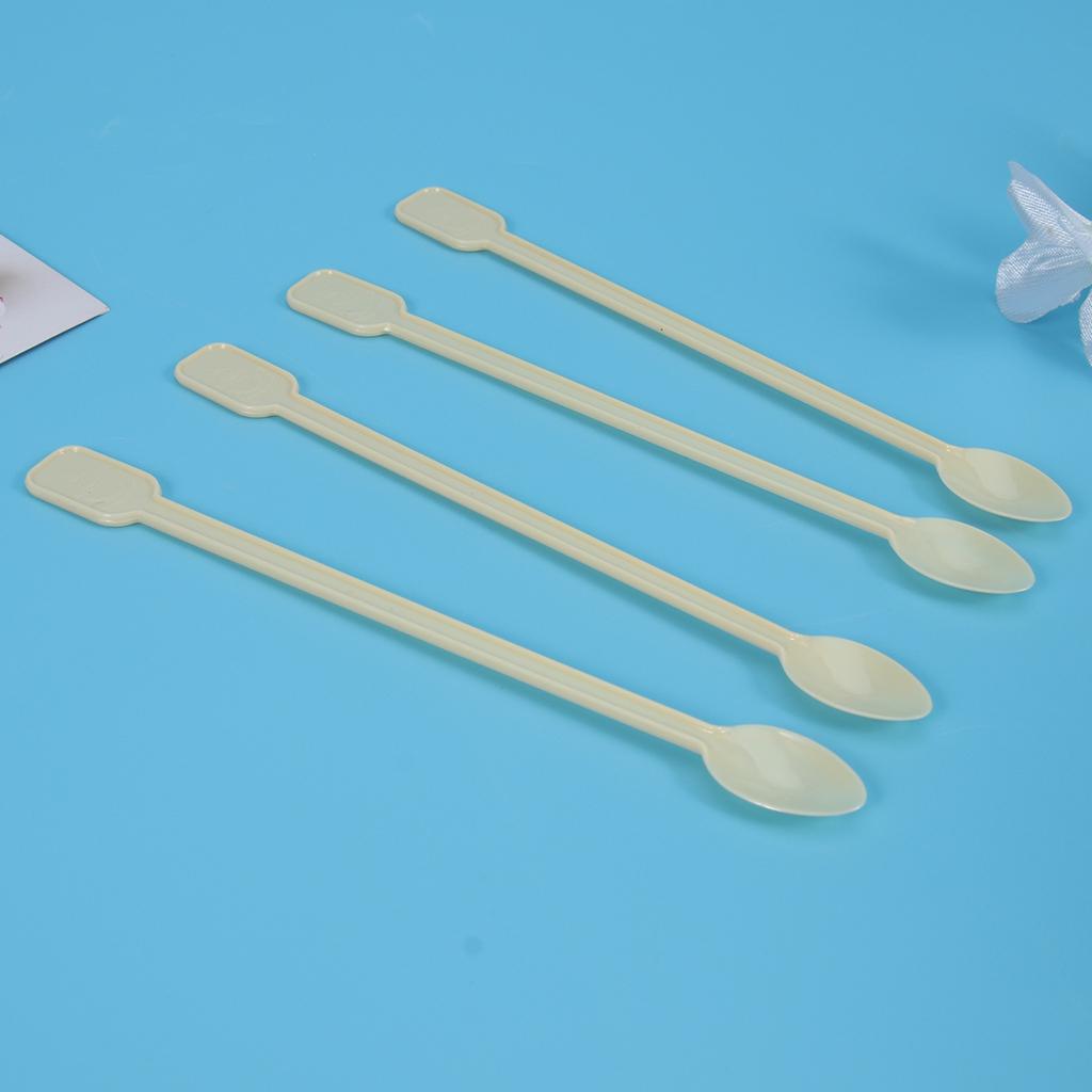 500 ks Jednorázové plastové kávové lžičky Potravinářské čajové lžičky Míchátka Swizzle Sticks pro kuchyň jídelnu