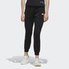 Adidas Logo Casual Sports Knit Joggers Women Bottoms Black FI9279