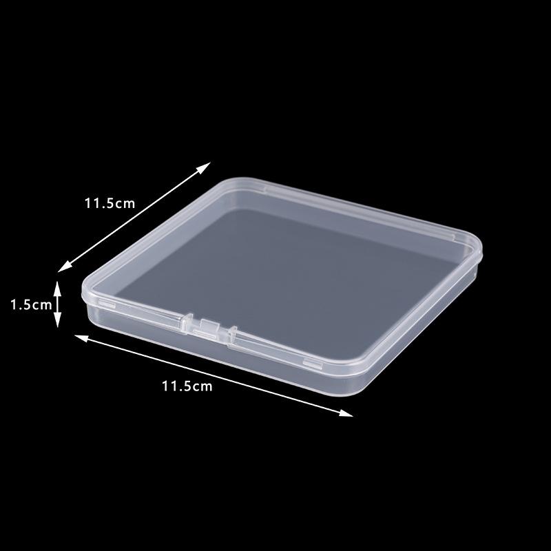 Rectangular Translucent PP Plastic Storage Box with Lid for Jewelry and Small Parts