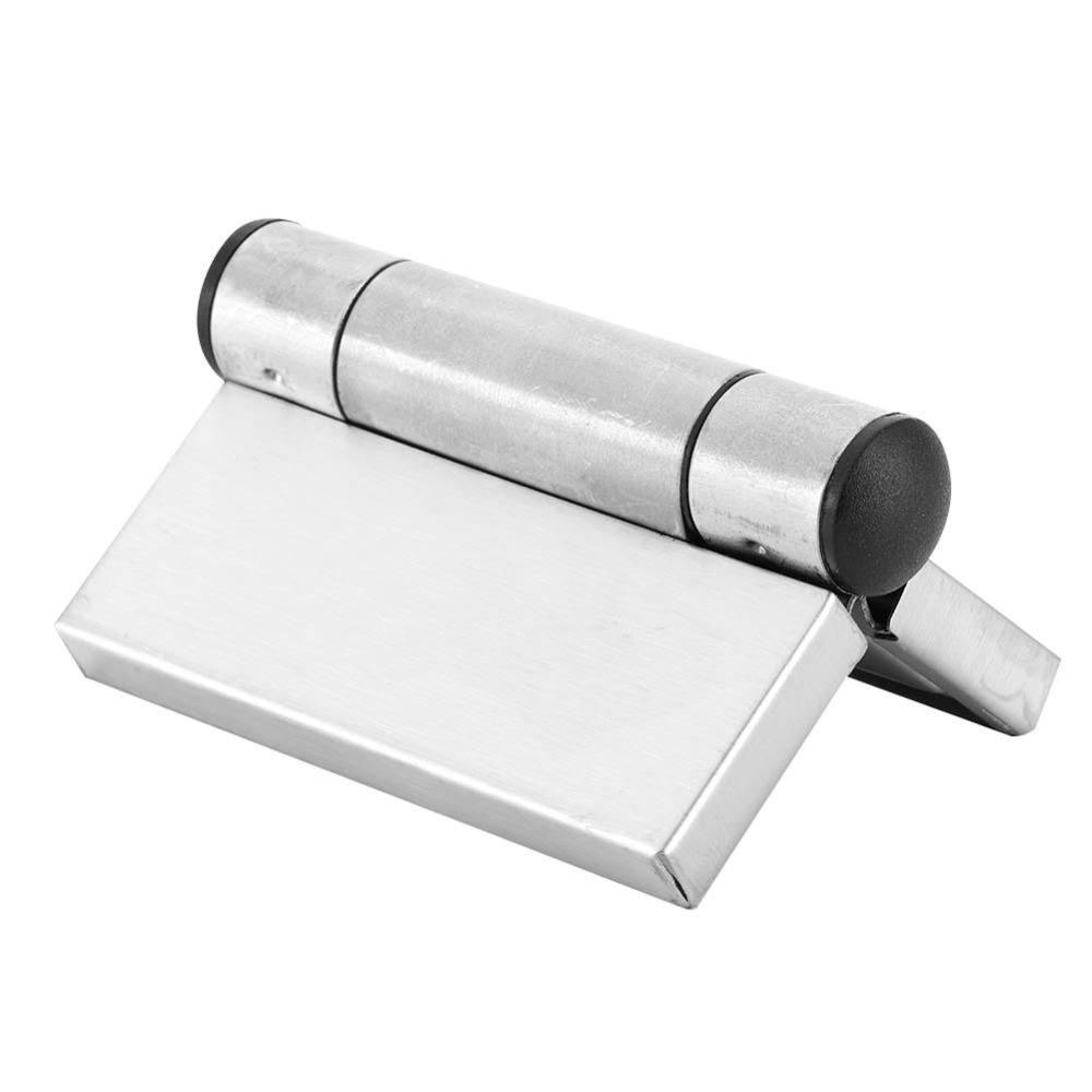 4pcs Weld Self Closing Hinge Sturdy Stainless Steel Hinge Durable Spring Door Hinge Wardrobes