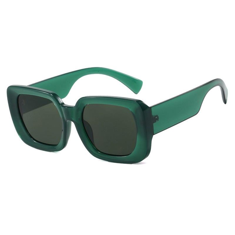Luxury Designer Women's Vintage Square Sunglasses Retro Rectangle Sun Glasses Simple Fashion Brand New Shadow Female Eyeglasses