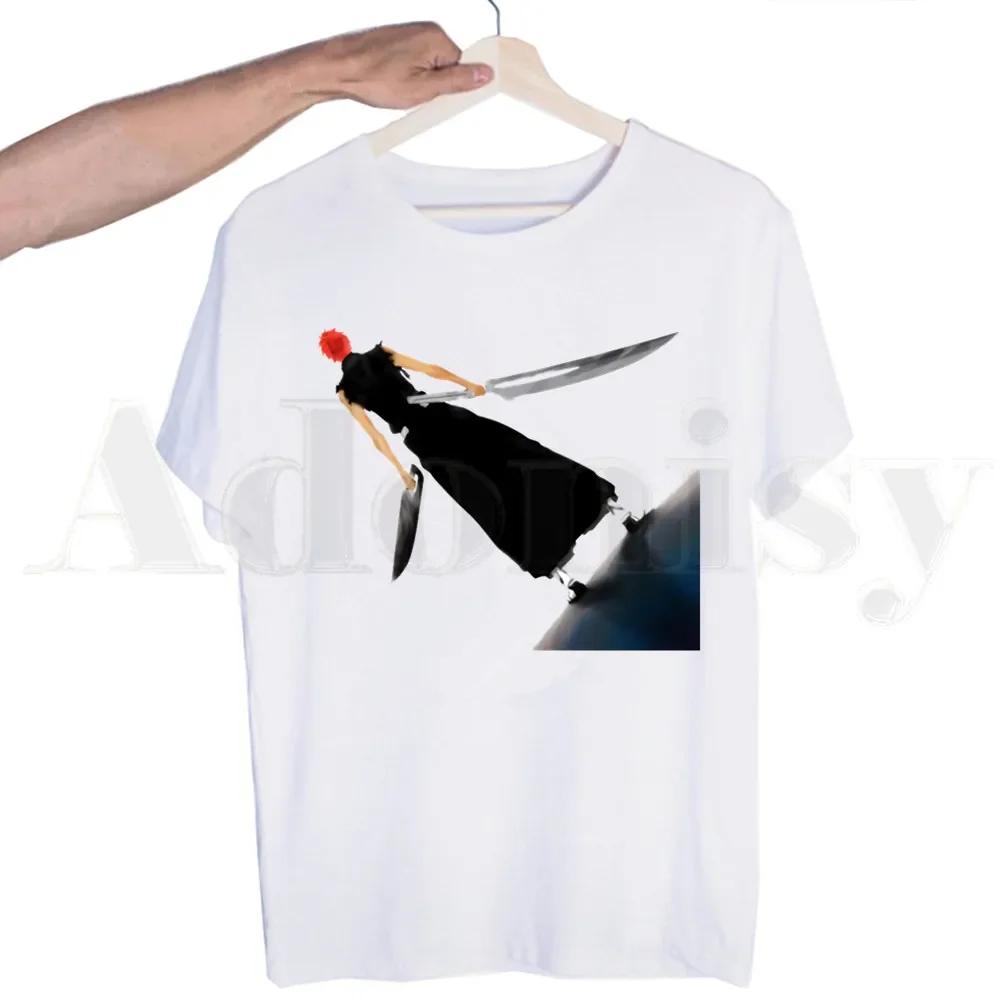 BLEACH Japanese Anime Unisexga Ichigo Kuchiki Byakuya Tshirts  Unisex Fashion Summer T-shirts Tshirt Top Tees Streetwear Harajuku Funny Shirt