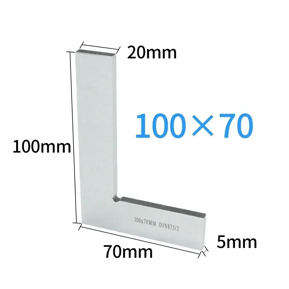 90° Carbon Steel Carpenter Square - Woodworking Measuring Tool (Durable, High-Precision)