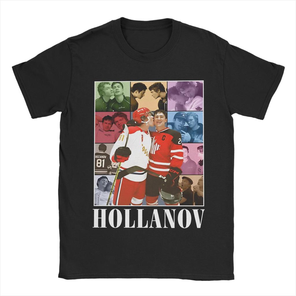 Heated RivalryHollanov Rivalry To RoUnisexce Hockey T Shirt Clothing Amazing Short Sleeve Round Casual Collar Soft Tee