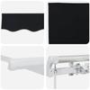 Retractable Awning Black 300 X 250 X 165 Cm