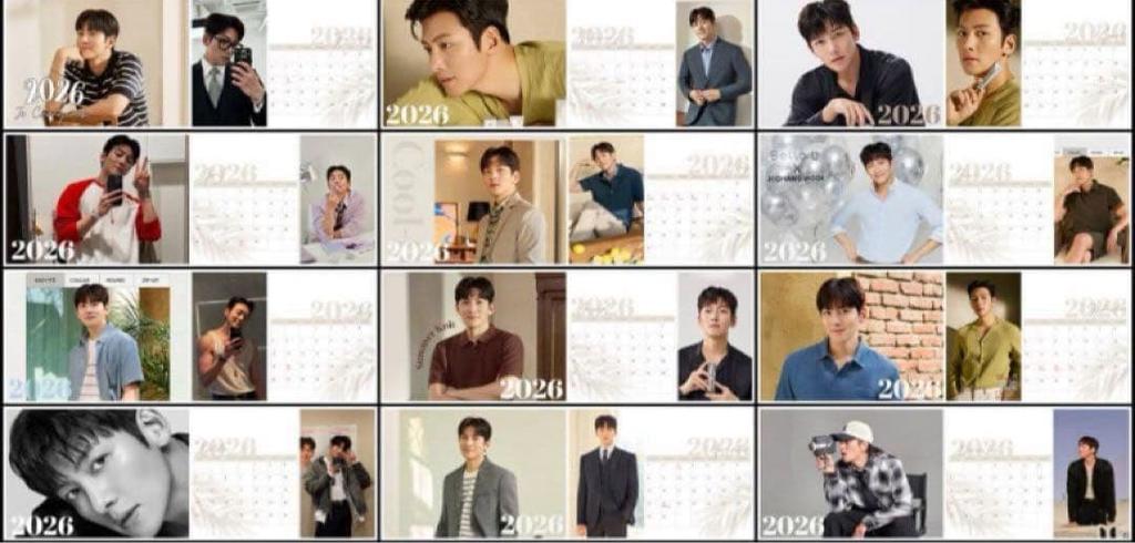 [USED] Ji Chang Wook 2026 Desk Calendar Korean Drama Merchandise Diary