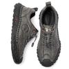 Fashion Men's Leather Casual Shoes Handmade Breathable Board Shoes Breathable Soft Working Shoes
