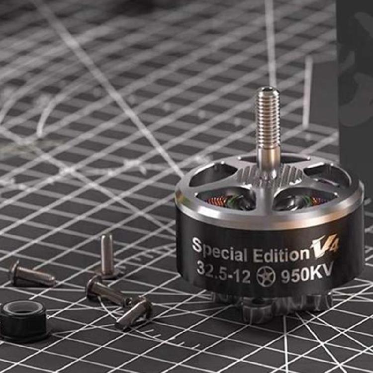 Aluminum Alloy FPV Motor 950KV for Compactly Drones Build Use, Brushless Power Component for Racing, Freestyle Flight, Installation and Motor Upgrades