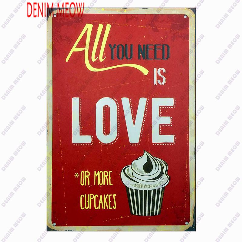 Pizza Metal Sign Plaque, Vintage Fast Food Tin Sign, Ice Cream Wall Decor, Hot Dog for Kitchen, Diner Bar, Bread Room Decor, WY4