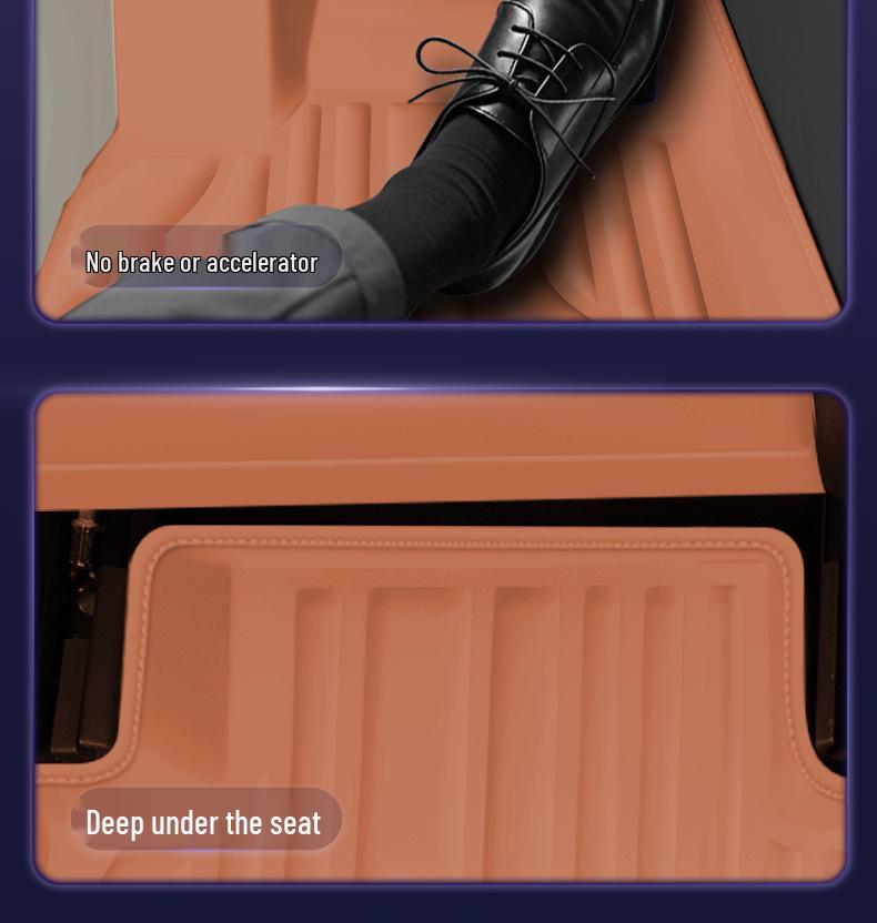 Eco-friendly Dustproof Car Floor Mats for Chery Tiggo 8 - Double-Layer Leather Interior Accessories