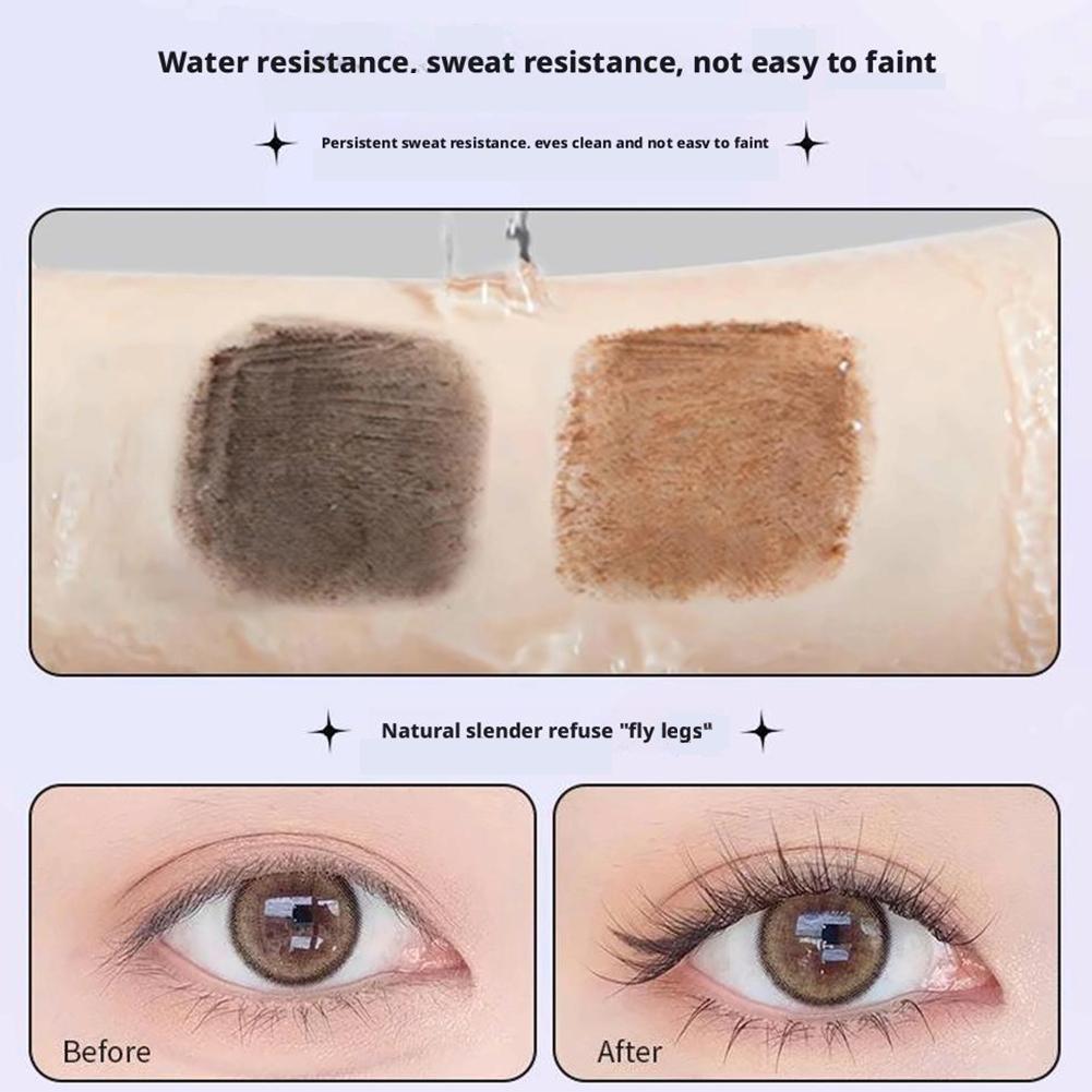 PIPL Mascara Lengthening Curling Waterproof And Sweatproof Thicken Cream Mascara Makeup Eye L1M6