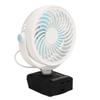 5in Cordless Fan Rechargeable Desk Fan Battery Powered Small Electric Fan with 2 USB Charging Ports