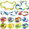 Multicolored Quiet Twisty Fidget Toy Squeeze Twist Spin Sensory Stress Relief Educational Tool for Kids