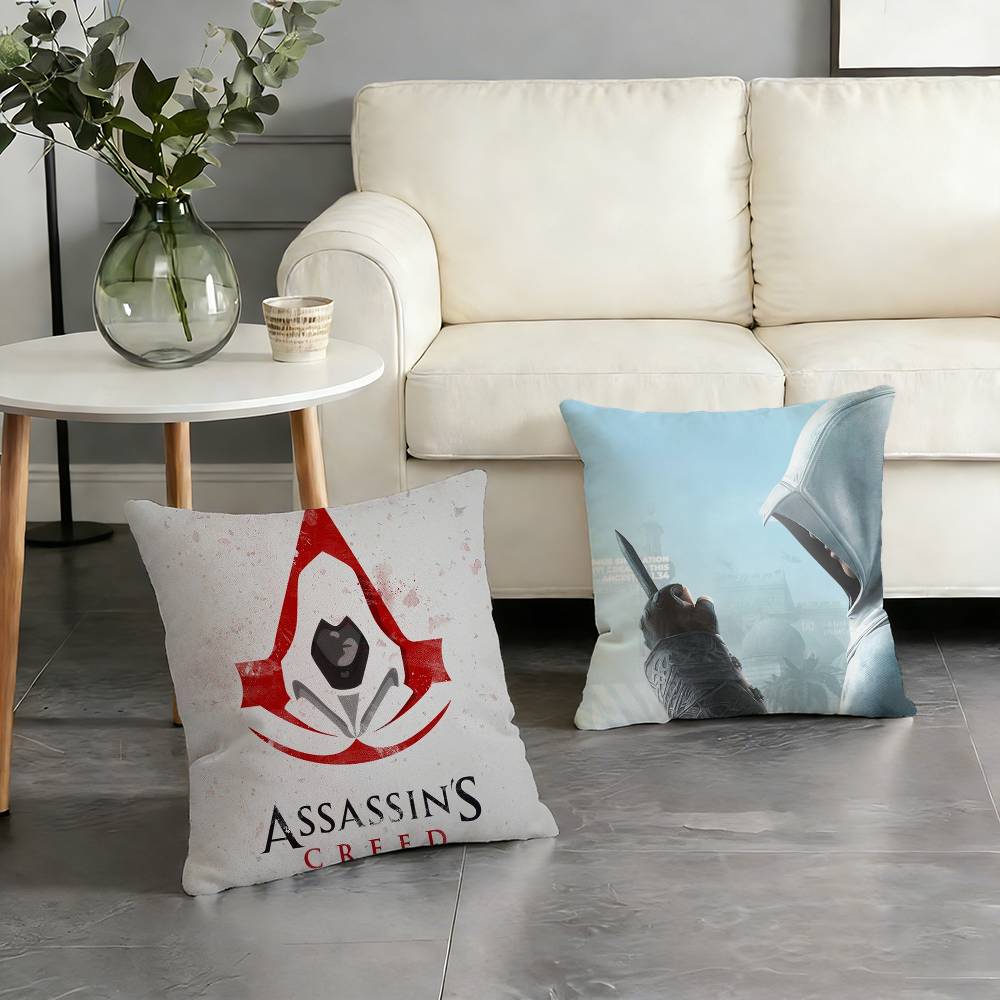 Game A-Assassins C-Creed Pillow Case Pattern Printed Pillowcase For Living Room Sofa Cushion Cover